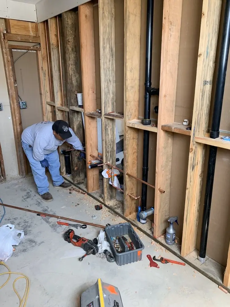 Commercial rough-in plumbing for Water Heater Replacement in Killeen